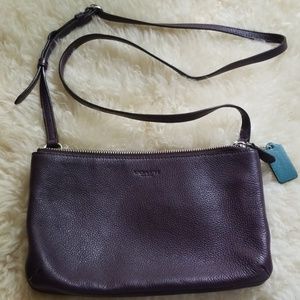 Purple Coach purse